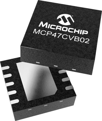 Microchip Digital to Analogue Converter (DAC) 8 bit- 2 I2C, 10-Pin DFN-10