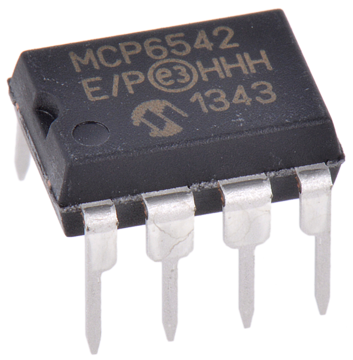 MCP6542-E/P Microchip 2-Channel Comparator Push Pull O/P, 4 μs 5.5 V 1.6 V 8-Pin PDIP