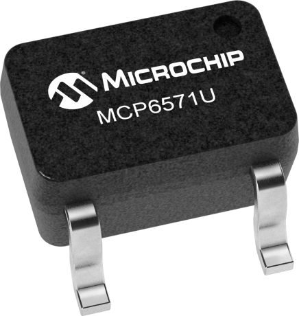 MCP6571UT-E/LT Microchip 4-Channel Comparator Push Pull O/P, 40 ns 5.5 V 1.8 V 5-Pin