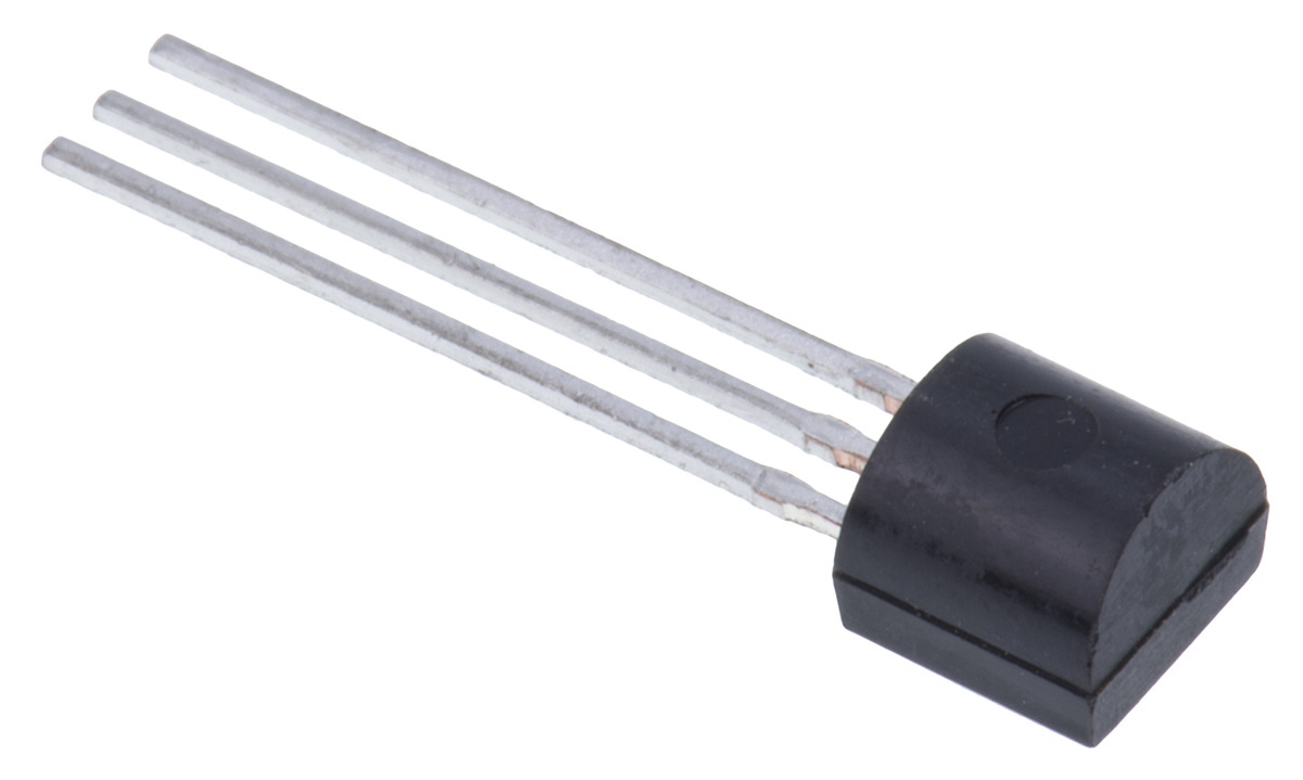 mcp9701a-eto Microchip MCP9701 Series, Voltage Output Voltage Temperature Sensor, Through Hole Mount, Analogue, ±1°C, 3-Pin TO-92