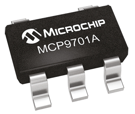 Microchip MCP9701AT Series, Voltage Output Voltage Temperature Sensor, Surface Mount, Analogue, ±1°C, 5-Pin SC-70