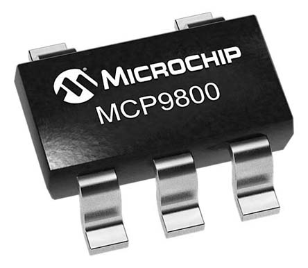Microchip MCP9800 Series, Current/Voltage Output Digital Temperature Sensor, Surface Mount, I2C, SMBus, ±3°C, 5-Pin