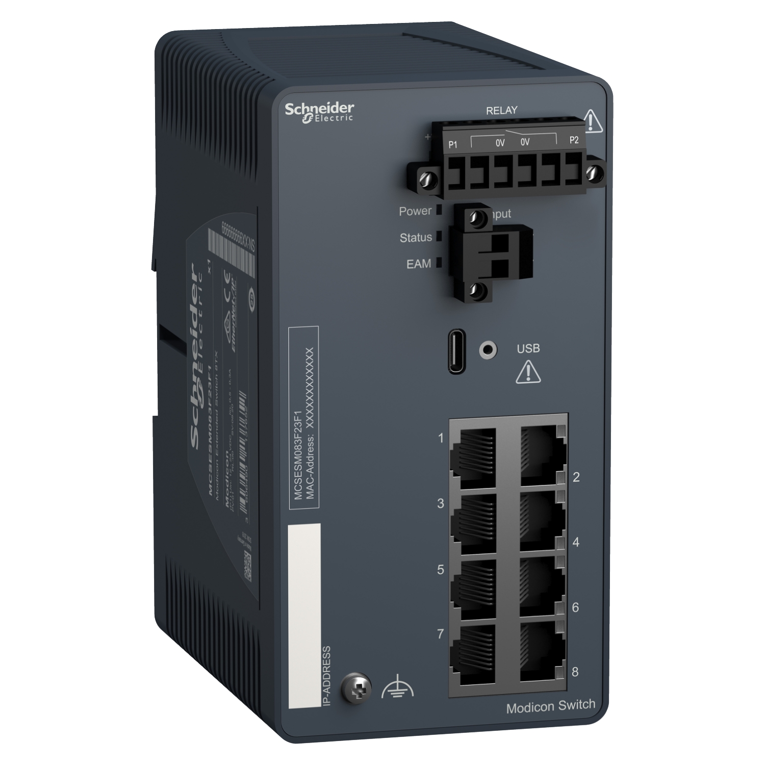Schneider Electric MCSESM083F23F1 Managed 8 Port Network Switch