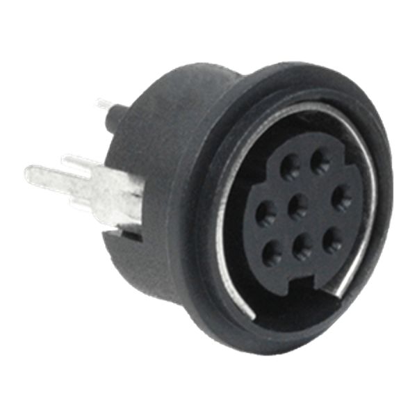 Same Sky, MD-SV 6 Pole DIN Connector, 2A, 250V, Panel Mount Female