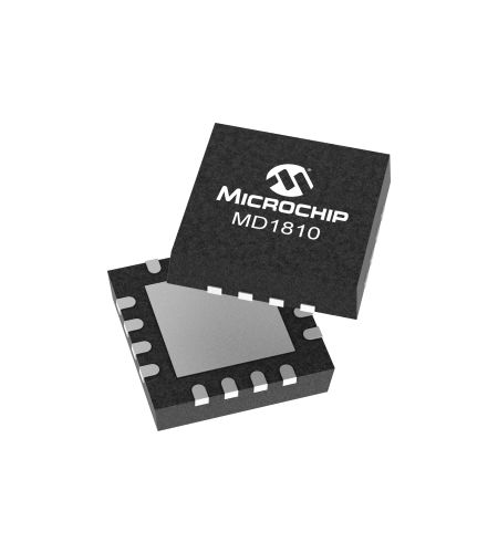 Microchip MD1810K6-G Low Side Gate Driver 1, 2 A 16-Pin 13 V, QFN-16