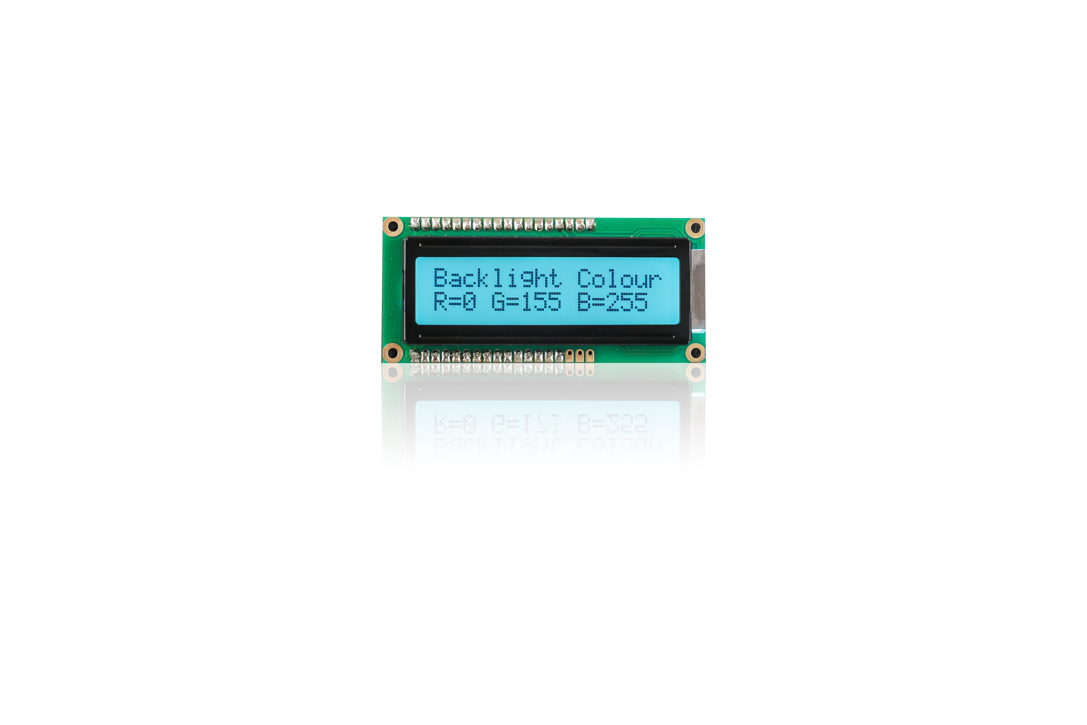 Midas MD21605G6W2-FPTLRGB MD LCD LED LCD Monochrome Display Black, 2 x 16