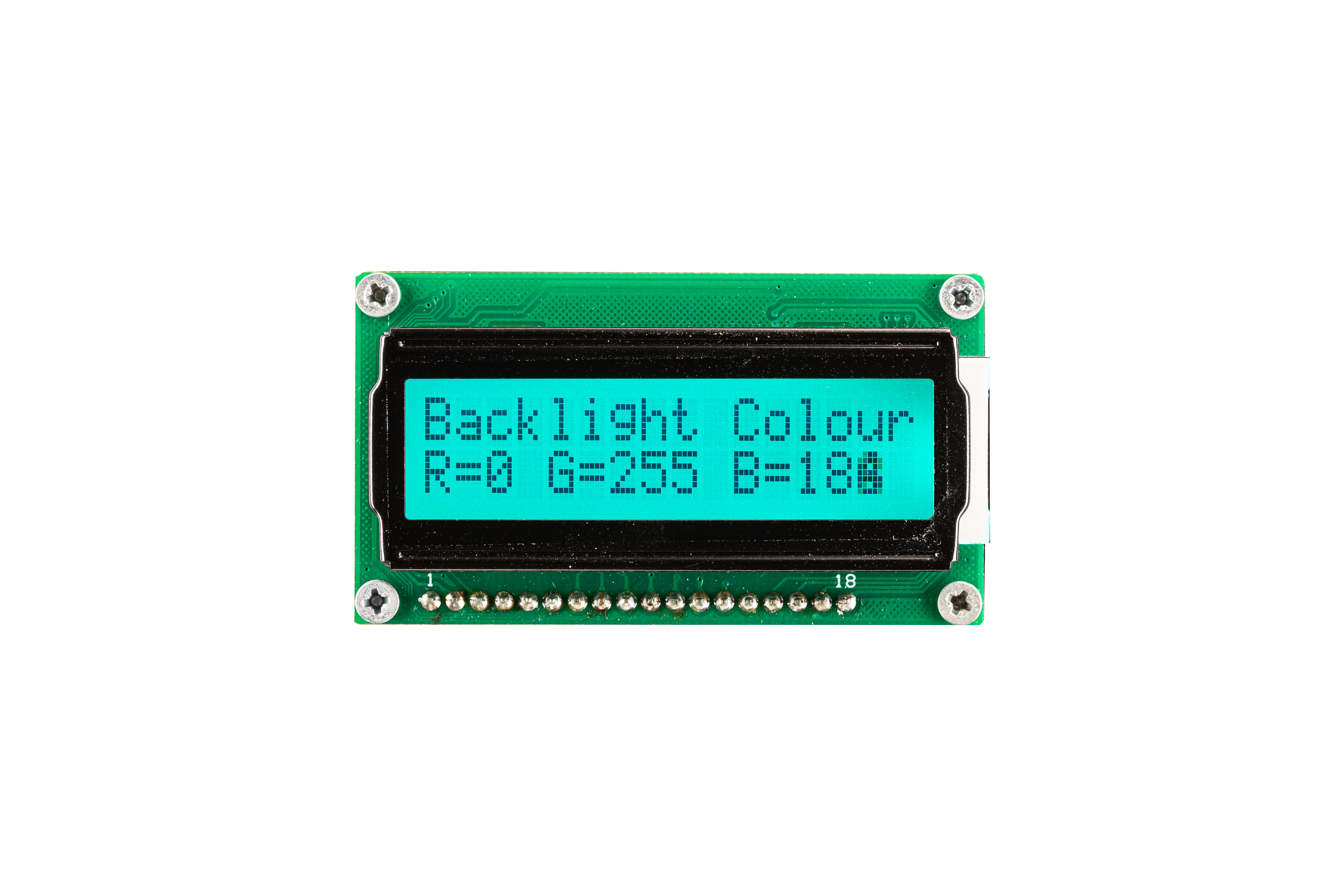 Midas MD21605H6W-FPTLRGB ST7066U + ST7065C LCD LED LCD Monochrome Display Black, 2 x 16