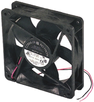 COMAIR ROTRON Muffin Series Axial Fan, 24V dc, 187 m³/h, 6 W, 250 mA Max 119.13 mm 119.13mm 39.12 mm