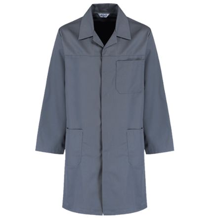 Alsico Grey Unisex  Reusable Lab Coat 2XL