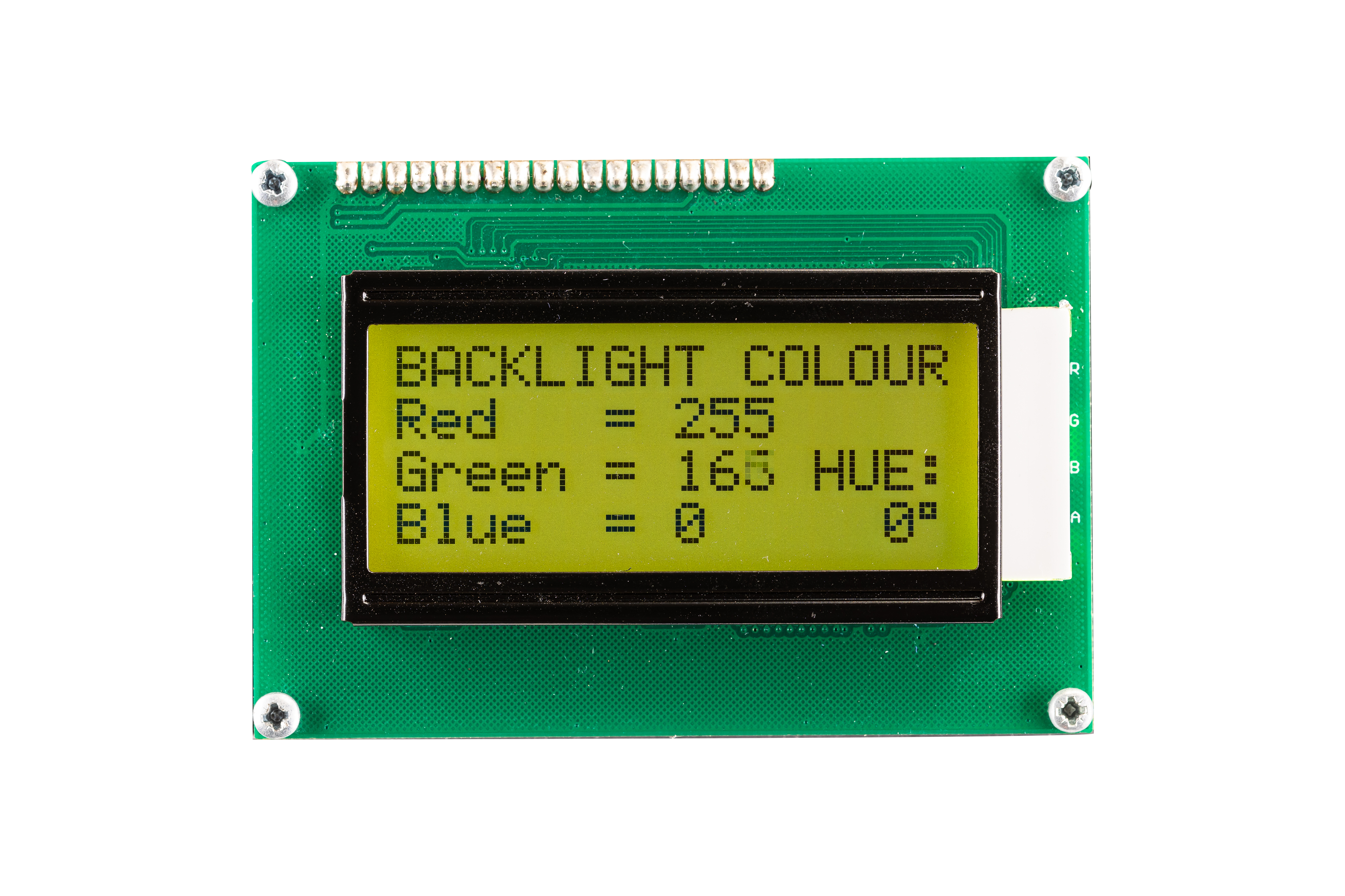 Midas MD41605A6W-FPTLRGB MD41605A6W-FPTLRGB LCD LED LCD Monochrome Display Black, RGB, 4 x 16