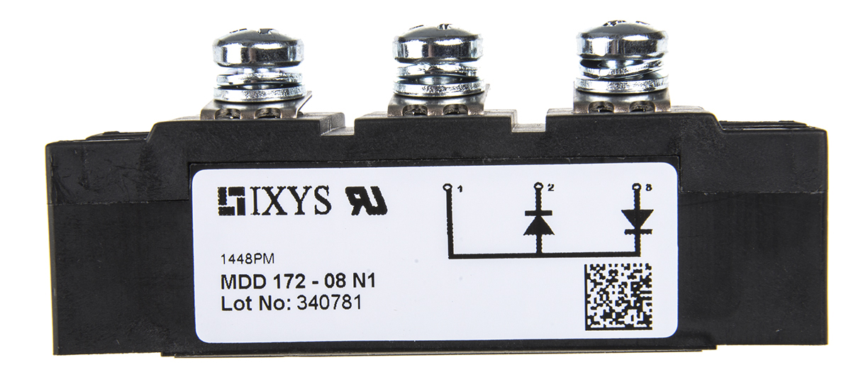 mdd172-08n1 IXYS 800 V 190 A Diode General Purpose 3-Pin Y4-M6