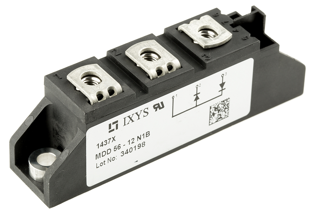IXYS 1200 V 95 A Diode General Purpose 3-Pin TO-240 MDD56-12N1B