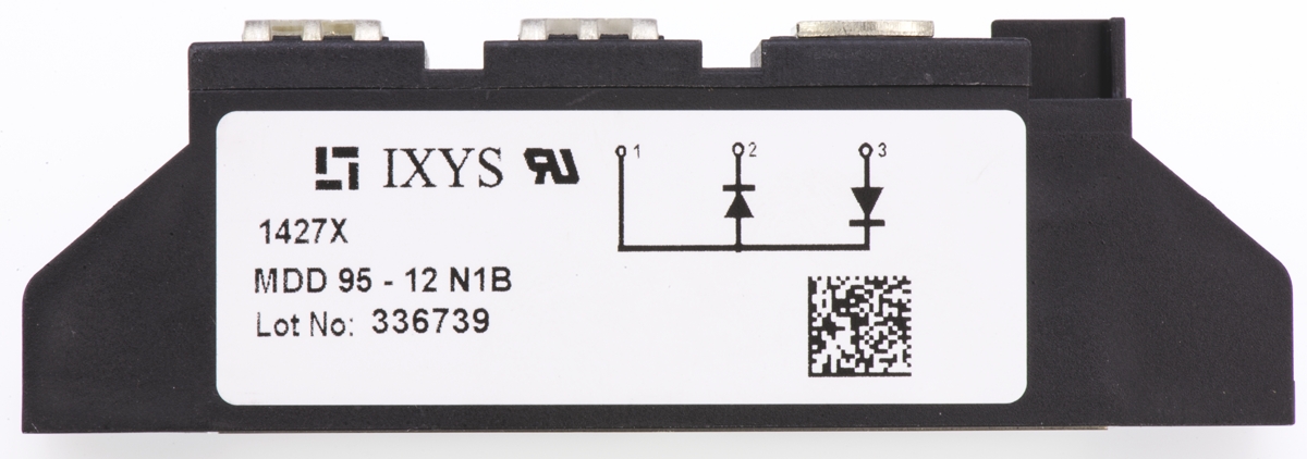 mdd95-12n1b IXYS 1200 V 120 A Diode General Purpose 7-Pin TO-240 MDD95-12N1B