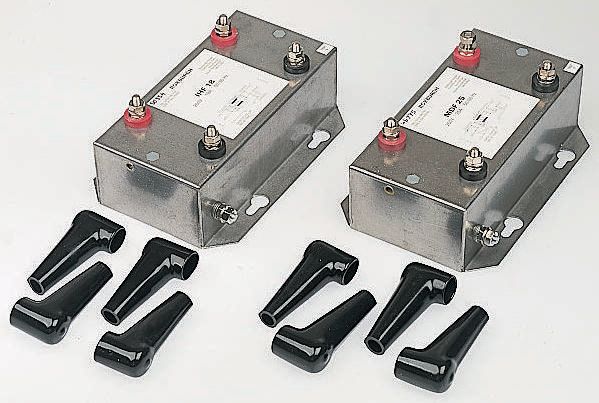 Deltron, MDF 50 A 240V ac 60Hz, Flange EMI Filter, Stud 1 Phase