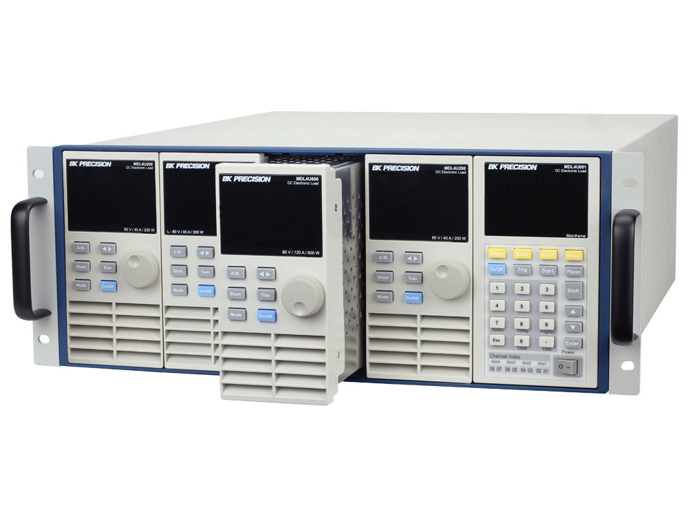 mdl4u001 BK Precision MDL Series Electronic Load, 0 to 2400 W, 0/2000 V, 0 to 480 A