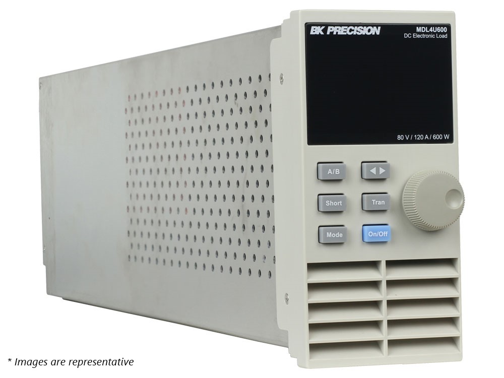 BK Precision MDL4U Series Electronic DC Load, 300 W, 500 V, 20 A