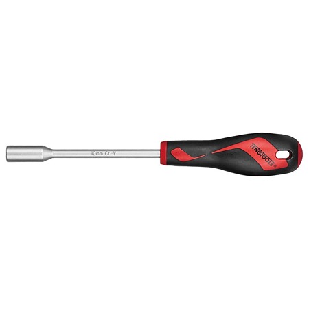 Teng Tools Nut Driver, 10 mm Tip, 125 mm Blade, 241mm Overall