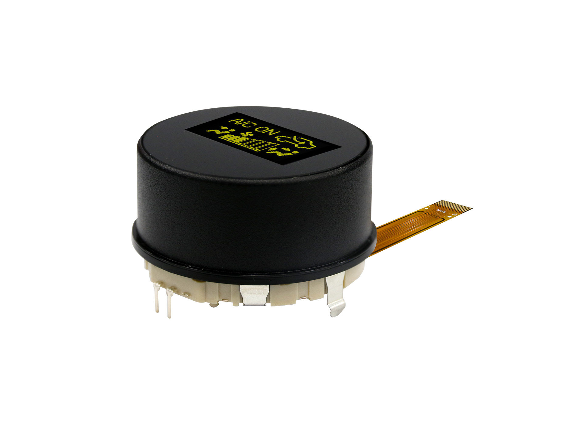 Midas 0.96 in Passive matrix Yellow OLED Display 128 x 64 pixel Dial I2C/SPI