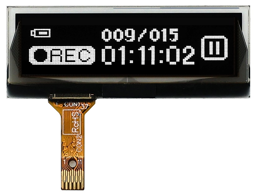 Midas 1.3 in Dot Matrix matrix White OLED Display 128 x 40 pixel COG I2C/SPI