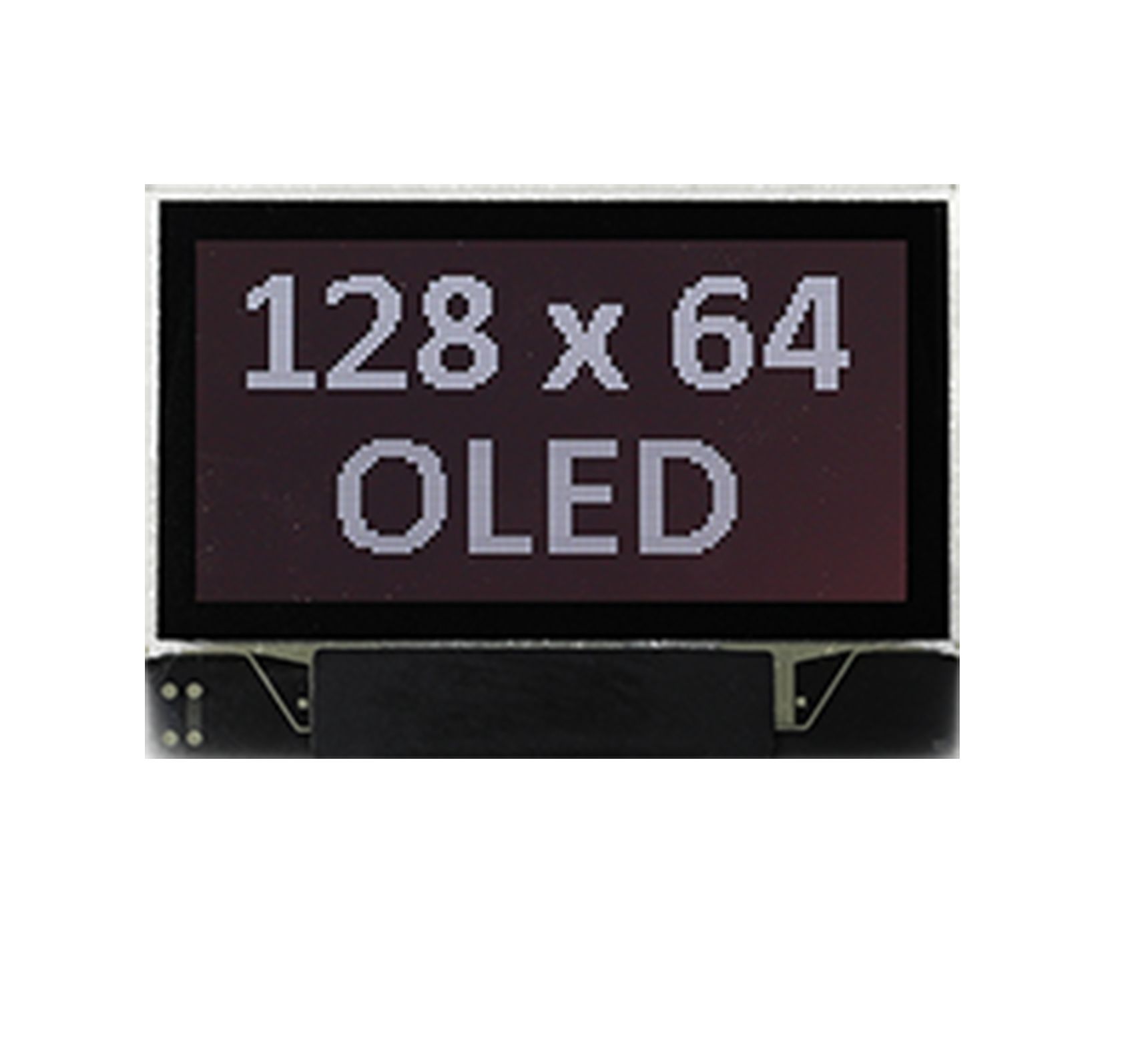 Midas 0.96 in Passive matrix White OLED Display 128 x 64 pixel COG I2C, Parallel, SPI