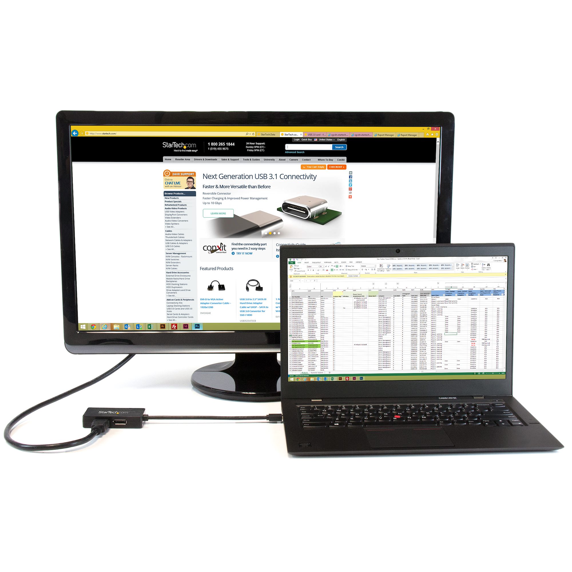 mdp2dpdvhd StarTech.com  3 port Mini DisplayPort to DisplayPort  Adapter 150 mm Length 1920 x 1200 (DVI/HDMI), 2560 x 1600
