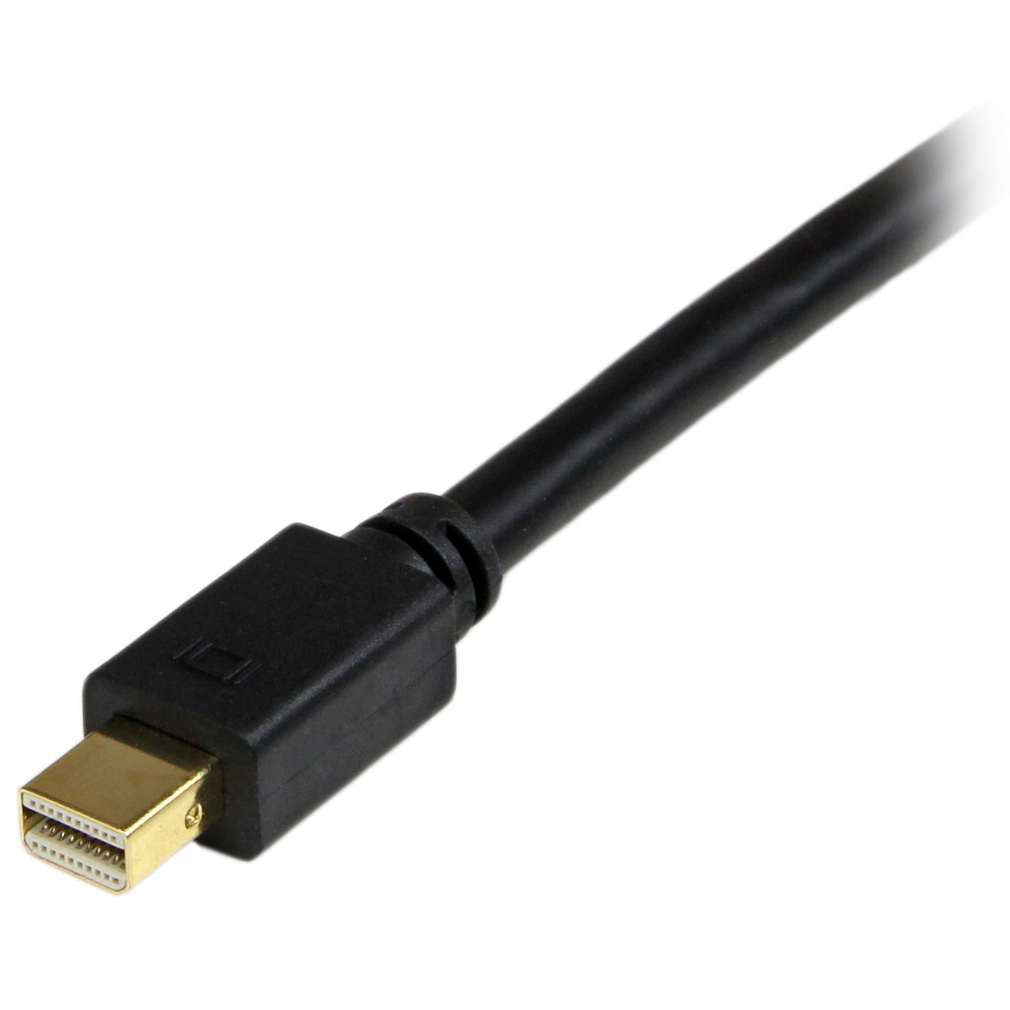 mdp2dvimm6b StarTech.com  1 port Mini DisplayPort to DVI  Adapter 1.8 m Length 1920 x 1200 pixel Maximum Resolution