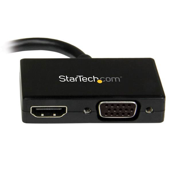 mdp2hdvga StarTech.com  2 port Mini DisplayPort to HDMI, VGA  Adapter 150 mm Length 1920 x 1200 pixel Maximum Resolution