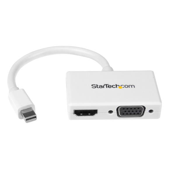 StarTech.com  2 port Mini DisplayPort to VGA, HDMI  Adapter 150 mm Length 1920 x 1200 pixel Maximum Resolution