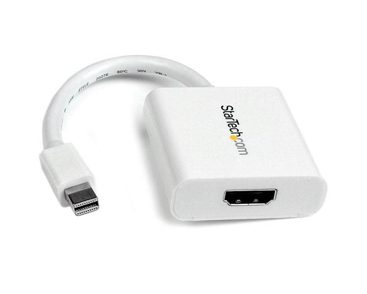 StarTech.com  1 port Mini DisplayPort to HDMI  Adapter 120 mm Length 1920 x 1200 pixel Maximum Resolution