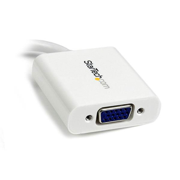 mdp2vgaw StarTech.com  1 port Mini DisplayPort to VGA  Adapter 120 mm Length 1920 x 1200 pixel Maximum Resolution