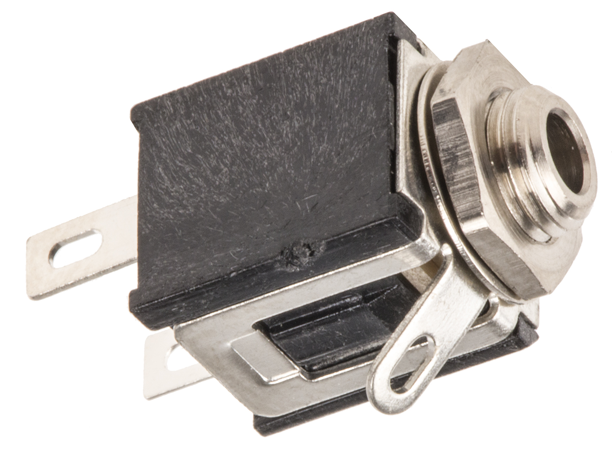 Switchcraft Jack Connector 2.5 mm Chassis Mount Female 1 Mono Solder