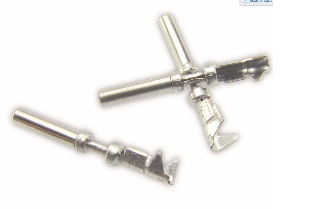 ITT Cannon, MD Series, Female Crimp D-Sub Connector Contact, Gold Socket 26 AWG