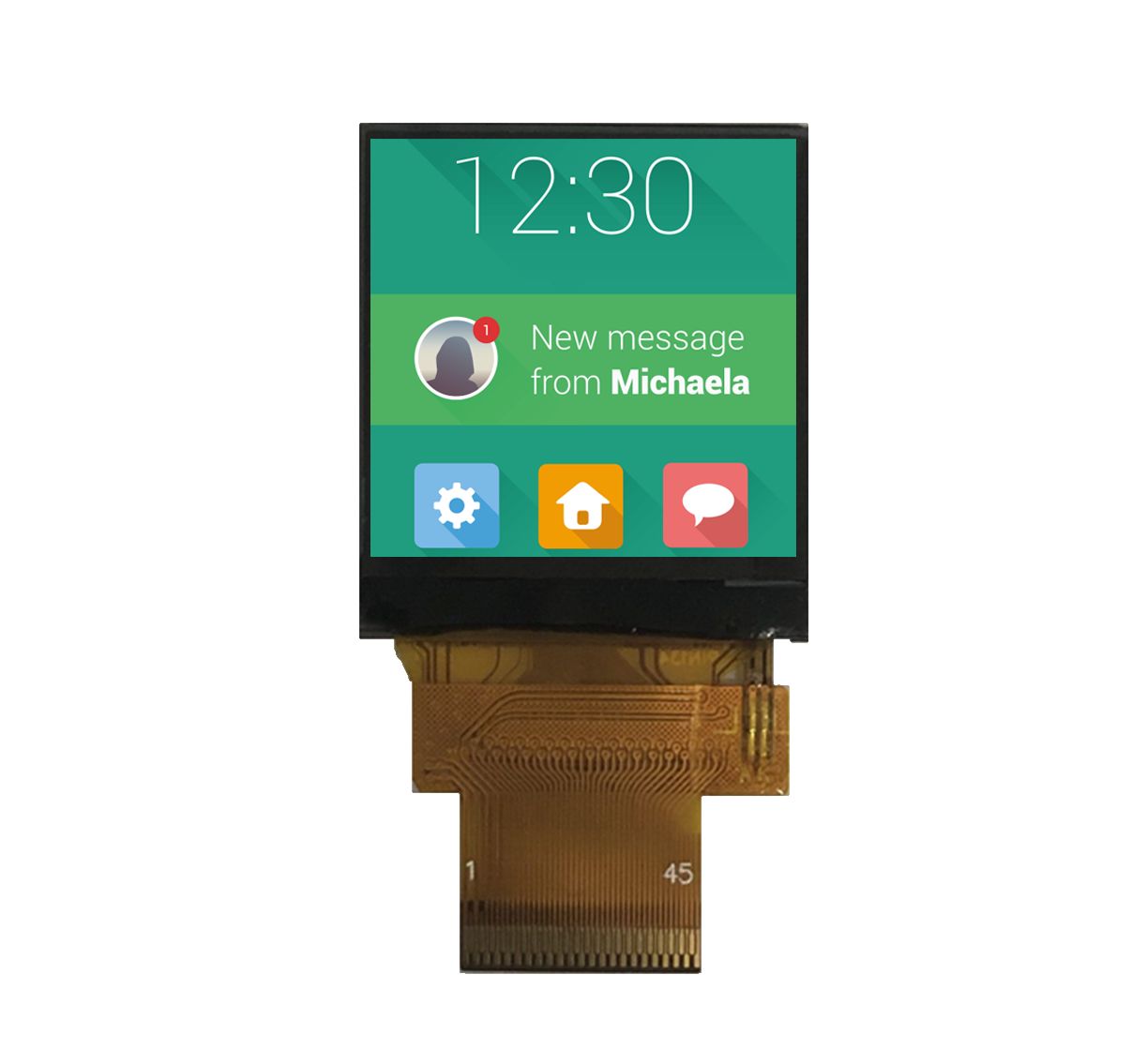 Midas MDT0130CIS-MULTI LCD Colour Display, 1.3 in, 240 x 240 pixel
