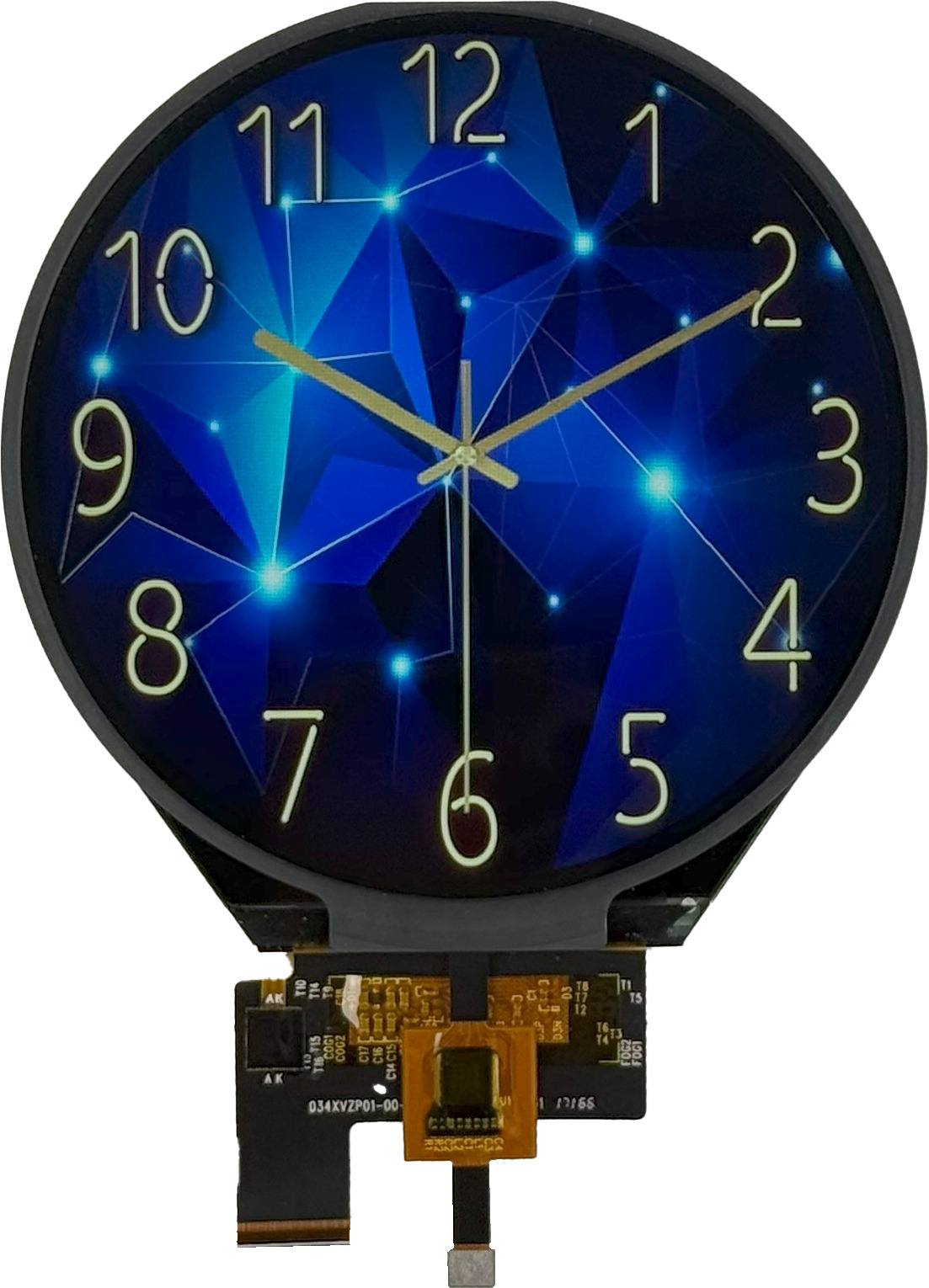 Midas MDT0340AISC-MIPI LCD Colour Display Touch Screen, 3.4 in, 800 x 800 pixel