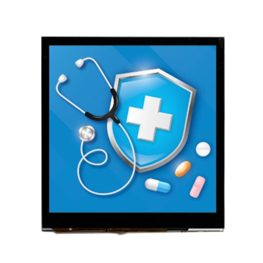 Midas MDT0400CC-USBC TFT LCD Display Touch Screen, 4 in, 480 x 480 pixel
