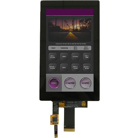 Midas MDT0550AISC-MIPI LCD Colour Display Touch Screen, 5.5 in, 720 x 1280 pixel