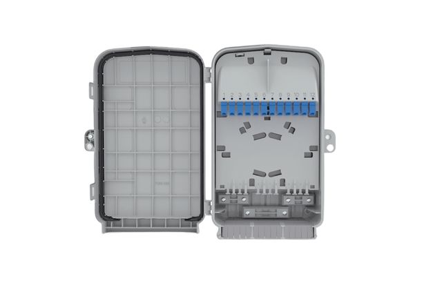 HellermannTyton Connectivity 12 Port LC, Simplex Fibre Optic Patch Panel With 12 Ports Populated 241 mm