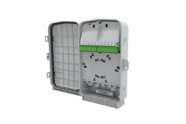 HellermannTyton Connectivity 16 Port LC or SC, Simplex Fibre Optic Patch Panel 241 mm