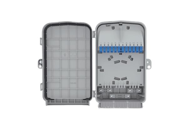 HellermannTyton Connectivity 12 Port LC, Simplex Fibre Optic Patch Panel With 12 Ports Populated 241 mm