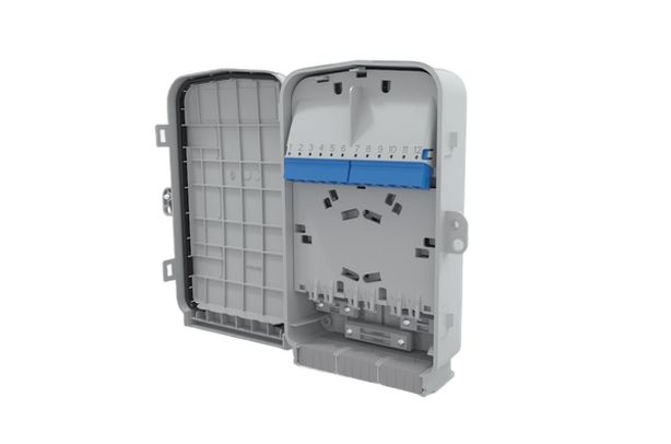 HellermannTyton Connectivity 12 Port SC, Simplex Fibre Optic Patch Panel With 12 Ports Populated 241 mm