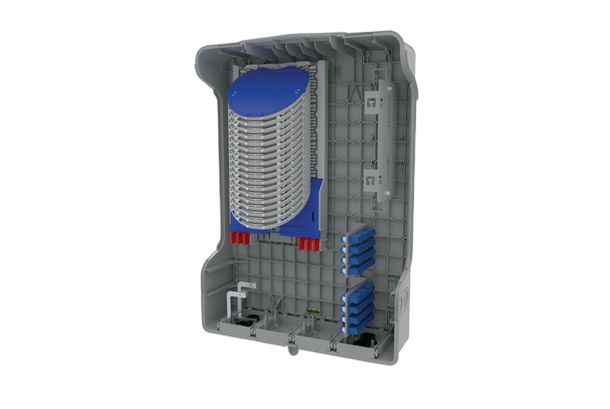 HellermannTyton Connectivity MDU Series Grey ABS Enclosure, IP54, IK08 568 mm, 165 mm, 375 mm