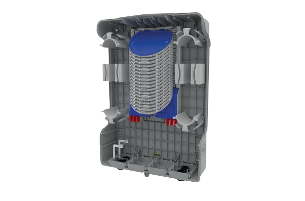 HellermannTyton Connectivity MDU Series Grey ABS Enclosure, IP54, IK08 568 mm, 165 mm, 375 mm