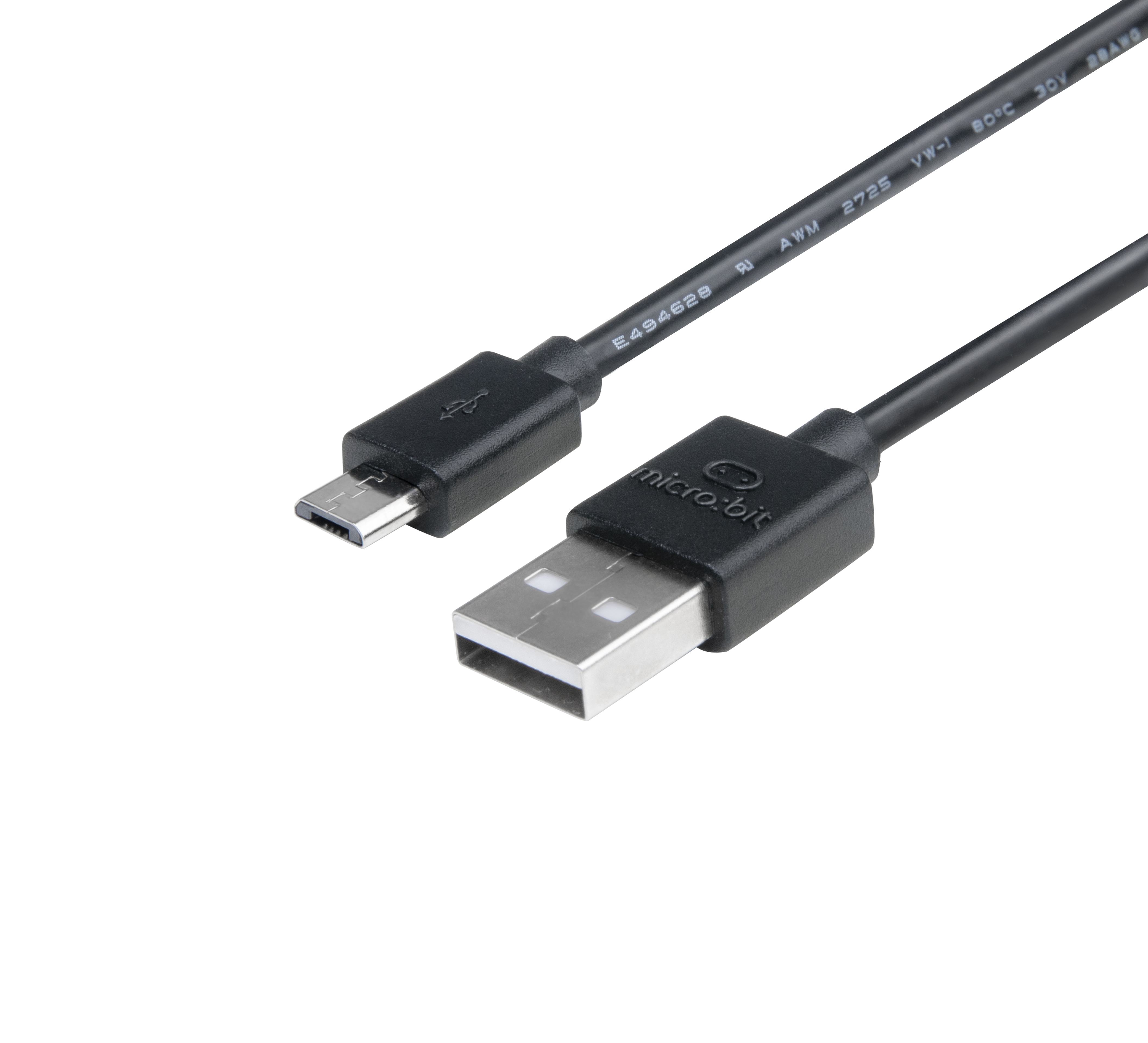MicroBit MEFUSBB30AV1 BBC Micro:bit Add-on Micro bit 30cm USB Cable-Black