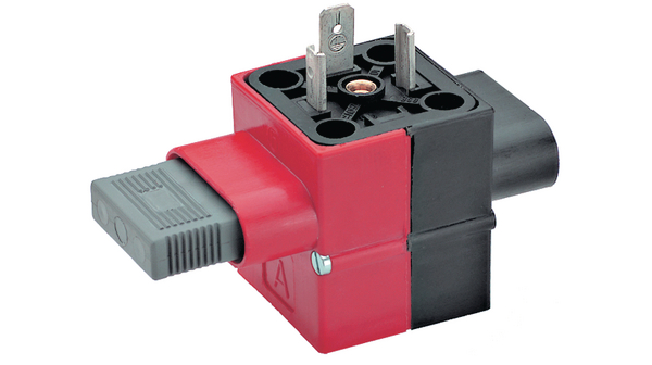 Hirschmann Solenoid Valve Adapter for use with Cable Socket Model A