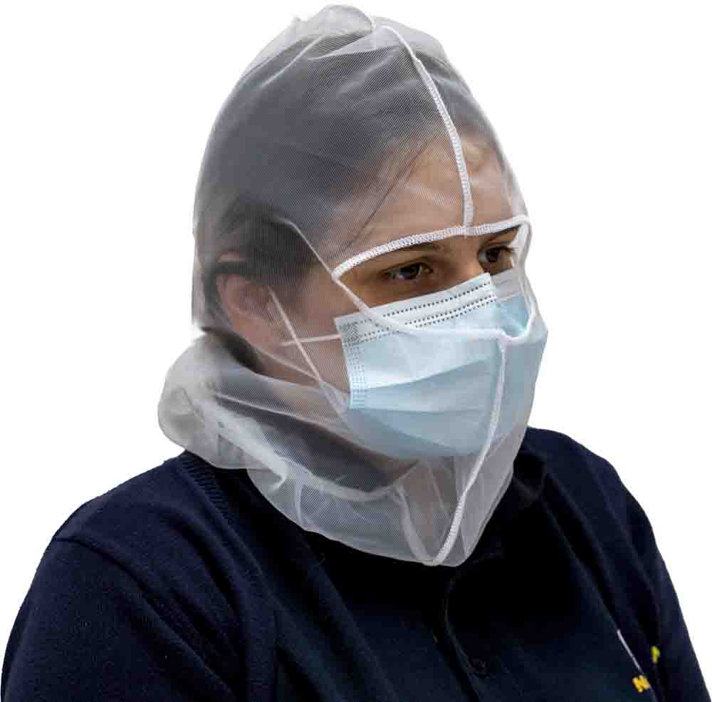 Aburnet MEYEL/B11WR White Nylon Protective Hood