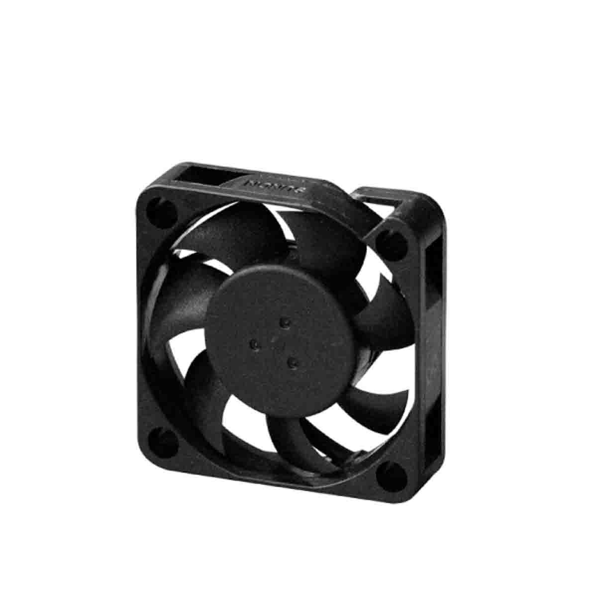 Sunon MF Series Axial Fan, 12V dc, 7 cfm, 480 mW, 48 mA Max, IP20 40 mm 40mm 10 mm