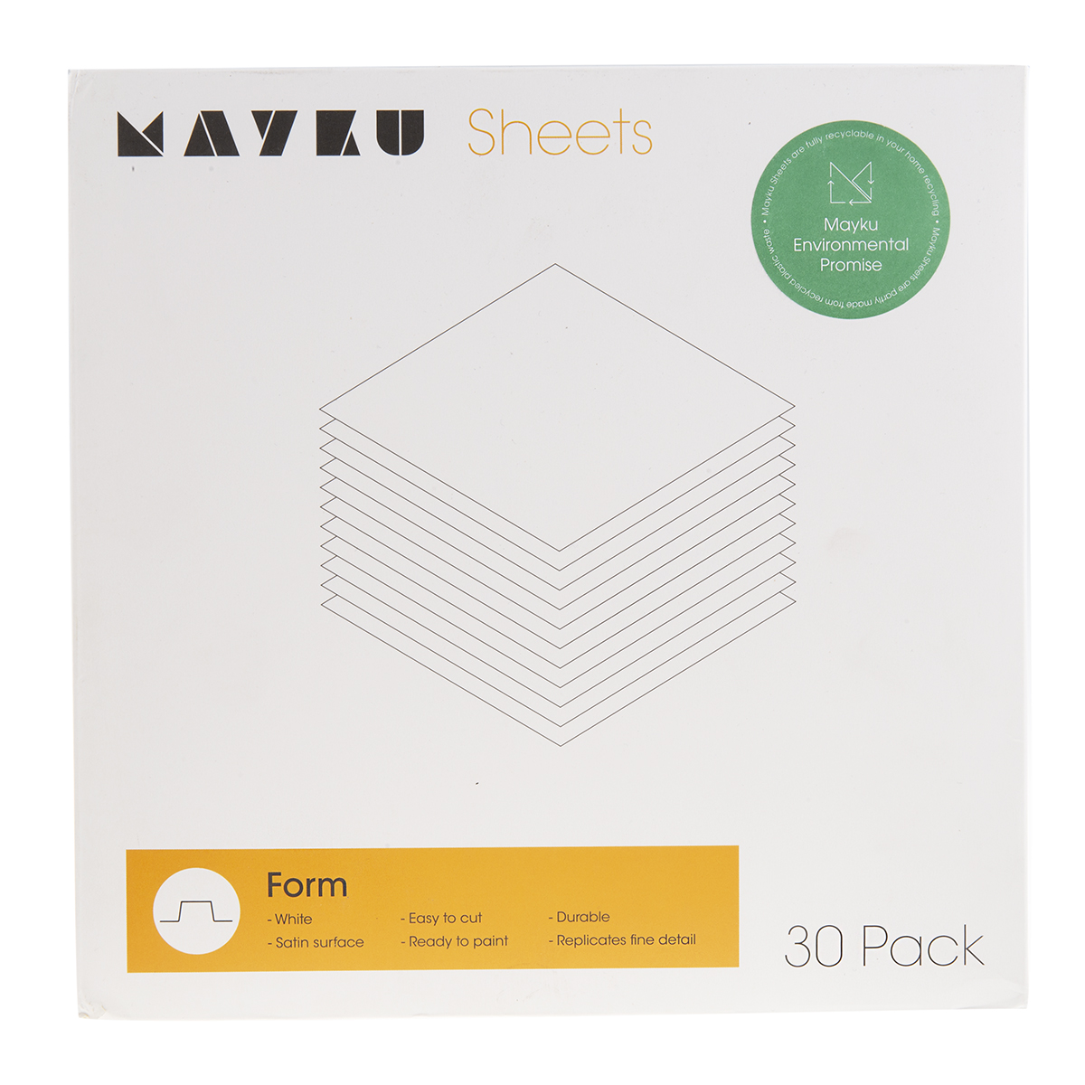 Mayku MFA180100AA Sheets 200 x 200 mm Forming Bed