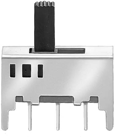 KNITTER-SWITCH PCB Slide Switch DPST Latching 350mA Copper