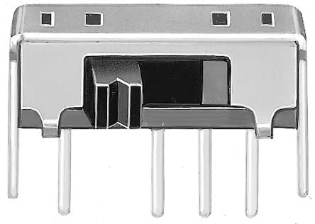 KNITTER-SWITCH PCB Slide Switch DPDT On-On-On 100 mA Polyamide