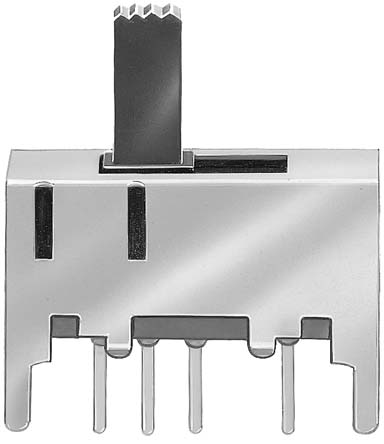 KNITTER-SWITCH PCB Slide Switch DPST On-On-On 200mA Copper